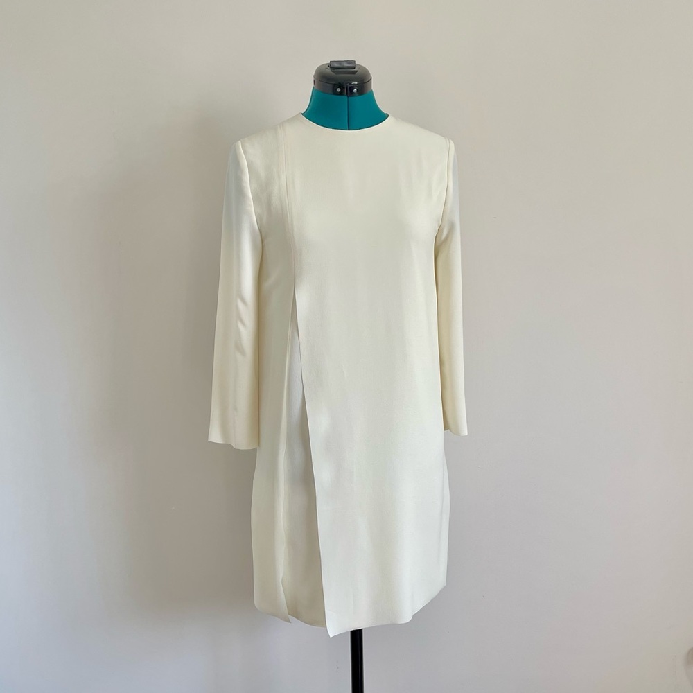 MOVING SALE- OAK + FORT Cream Minimalist Shift Dress